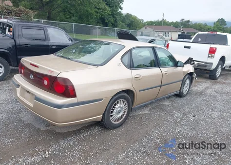 2000 Chevrolet Impala из США, поврежденный, VIN 2G1WF55E8Y9223312
